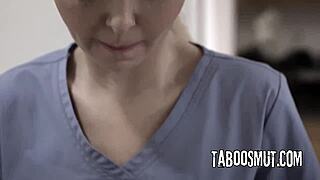 my petite blonde teen rides masseuse and husband threesome