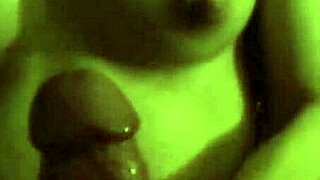 Hot Blonde Delivers Sensual Oiled Cock Handjob