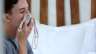 stepmom anissa kate blows stepsons dick then feeds him pussy!