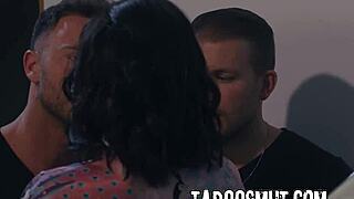 Hot Milf Caught Eavesdropping Offers Threesome Bent Over Cowgirl Loyalty Proof