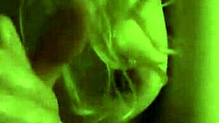 Hot Blonde Delivers Sensual Oiled Cock Handjob