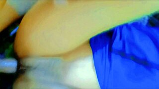 horny stepmom jerks hubby's cock while stepson rams her tight ass and pussy raw