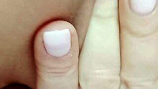 horny mature blonde cougar massages her huge beefy pussy lips till she squirts everywhere solo