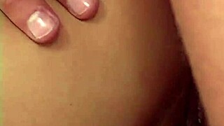 Patricia Toys Pussy While Friends Share Hard Cock!