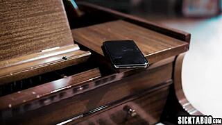 Kyler Quinn Masturbates Before Elexis Monroe Blowjob