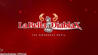 sexy latina milf labelladiablax squirts on fat bbc