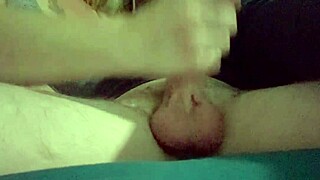 wife tugs bulls fat cock sucks deep cum covered tits