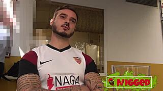 This huge titted black momma's gonna rock your white world, dude!