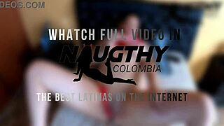 wanna watch horny brunette colombian milf rub her huge pussy to porn?
