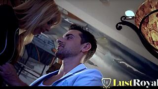 Blonde Bombshell's Shaved Pussy Pounded by Monster Cock