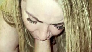 stepmom blows huge cock then begs monster pounding in lingerie!