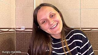 pregnant milf unleashes massive piss streams in steamy compilation