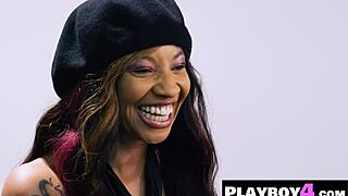 hey september reign big tits ebony milf masturbates post interview