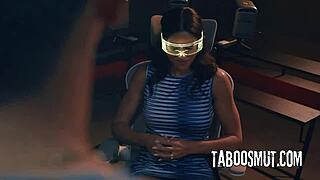 Nympho Stepmom Lures Stepson Into Secret Dungeon For Wild Penny Barber Ride