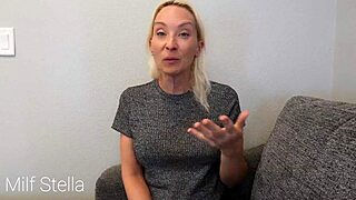 Loser Cuffed For Milf Stella's Footjob Humiliation In Three Wishes E01