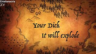 curvy blonde wife in red hood rides big cock closeup