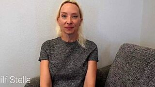 Loser Cuffed For Milf Stella's Footjob Humiliation In Three Wishes E01