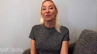 Loser Cuffed For Milf Stella's Footjob Humiliation In Three Wishes E01