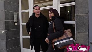 wanna help this chubby mommy bang her young dancing partner doggystyle?