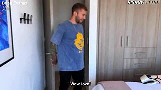 busty mexican milf angela spades toys pussy before brian evansx pounds hard