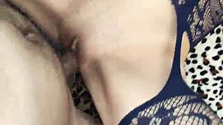 Mature skinny wife flaunts beautiful natural tits boldly