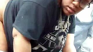 Nerdy ebony's fat ass pounded publicly—what happens next shocks everyone