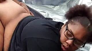 Nerdy ebony's fat ass pounded publicly—what happens next shocks everyone