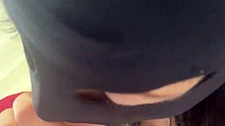 check out this red lipstick deepthroat cum facial then hardcore doggy in fishnets