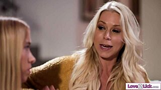 My Petite Latina 18+ Stepdaughter Crushes On Stepmom's Shaved Pussy Licks