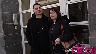 wanna help this chubby mommy bang her young dancing partner doggystyle?