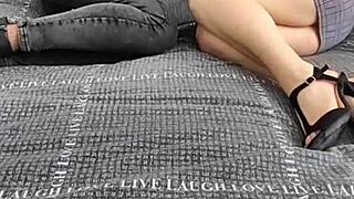 French Mature Woman Feels Deep Passion With Beautiful Transsexual In Stockings