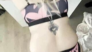 stepmom's wet pussy waits for stepson's huge cock after hubby leaves for work