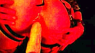 Girlfriend's Shaved Pussy Gaped by Relentless Anal Fuck Machine