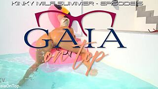 kinky milf gulps piss after anal balloon ass fuck 😜💦