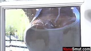 having fun playing with step grandma then step sis joins later