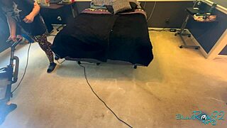 Vacuuming Bedroom Thoroughly