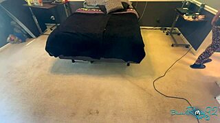 Vacuuming Bedroom Thoroughly