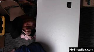 petty thief milf blackmails stepdaughter for group doggystyle fuck