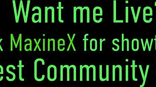 Maxine X Deepthroats Bent Over Doggystyle Rides!