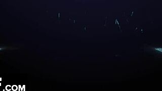 Curvy Mylf Lifts Tight Dress, Reveals Horny Pussy to Stepson