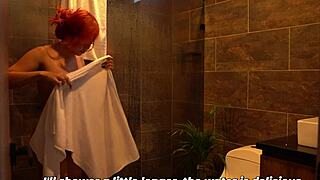 secretly banging friend's fat wife in bathroom shower