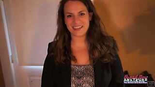 sexy brunette lilly m rims ass deepthroats cock for hard pounding