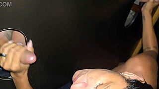 I Sucked Gloryhole Cocks at Swingers House While Hubby Filmed!