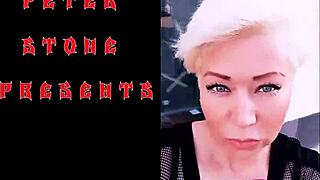 mature russian wife gives sweet blowjob then shakes in orgasm