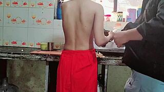 Horny Student Begs Bhabhi Kitchen Fuck Hardcore