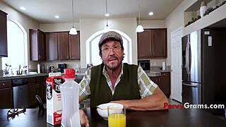 step granny reveals her taboo grand plan in retro pov