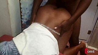 guy pounds tight pussy hard doggystyle till she screams