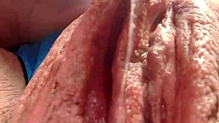 my muscular milf pussy drips juice over huge throbbing clit