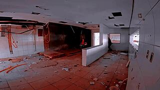 linda bbw screams as intruder pounds her hard on halloween