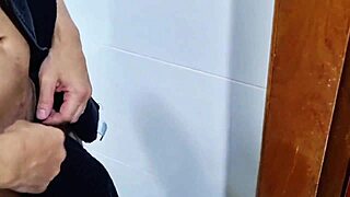 stepmom spied on me in shower then sucked my cock hard homemade